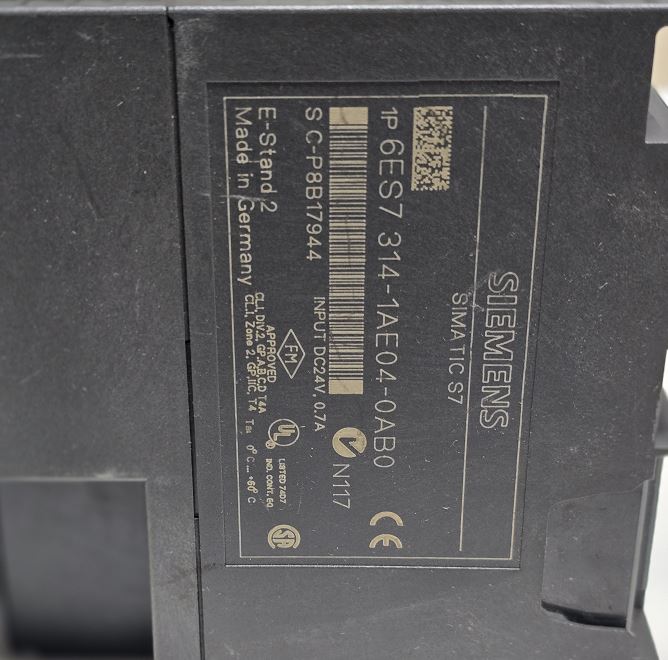 CPU SIEMENS S7-300 6ES7 314-1AE04-0AB0